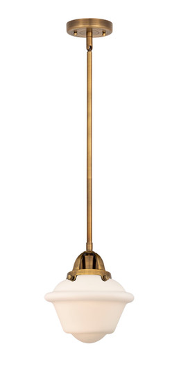 Nouveau 2 LED Mini Pendant in Brushed Brass (405|288-1S-BB-G531-LED)