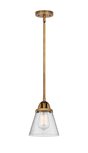 Nouveau 2 LED Mini Pendant in Brushed Brass (405|288-1S-BB-G64-LED)