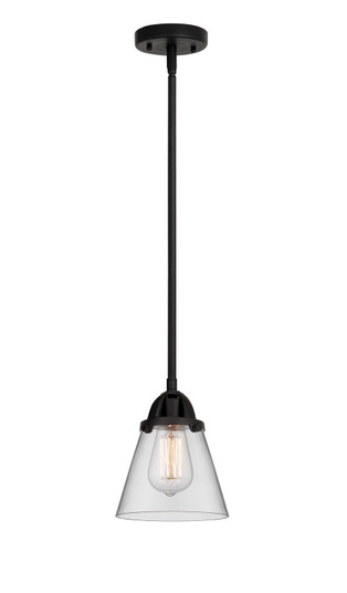 Nouveau 2 One Light Mini Pendant in Matte Black (405|288-1S-BK-G62)