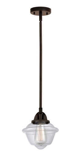 Nouveau 2 LED Mini Pendant in Oil Rubbed Bronze (405|288-1S-OB-G532-LED)