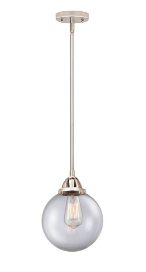 Nouveau 2 LED Mini Pendant in Polished Nickel (405|288-1S-PN-G202-8-LED)