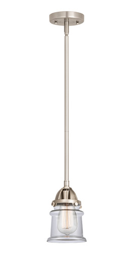 Nouveau 2 One Light Mini Pendant in Brushed Satin Nickel (405|288-1S-SN-G182S)