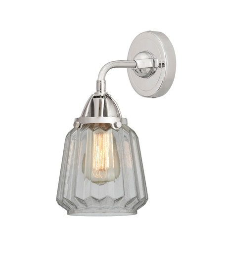 Nouveau 2 One Light Wall Sconce in Polished Chrome (405|288-1W-PC-G142)