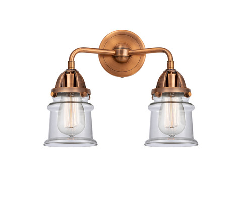 Nouveau 2 Two Light Bath Vanity in Antique Copper (405|288-2W-AC-G182S)