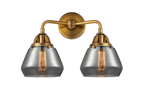 Nouveau 2 LED Bath Vanity in Brushed Brass (405|288-2W-BB-G173-LED)