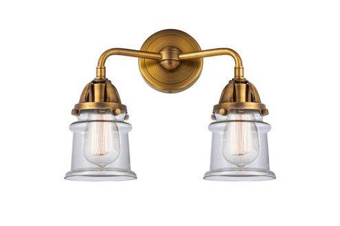 Nouveau 2 Two Light Bath Vanity in Brushed Brass (405|288-2W-BB-G182S)