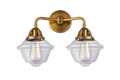 Nouveau 2 LED Bath Vanity in Brushed Brass (405|288-2W-BB-G532-LED)