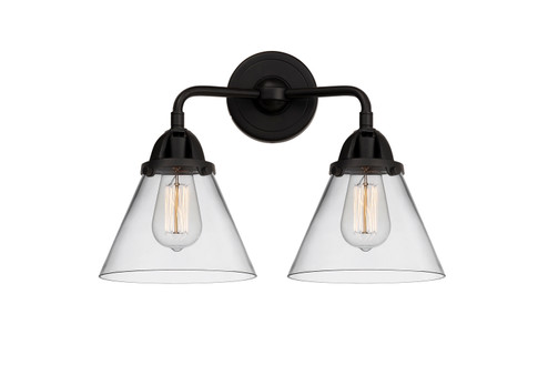 Nouveau 2 Two Light Bath Vanity in Matte Black (405|288-2W-BK-G42)