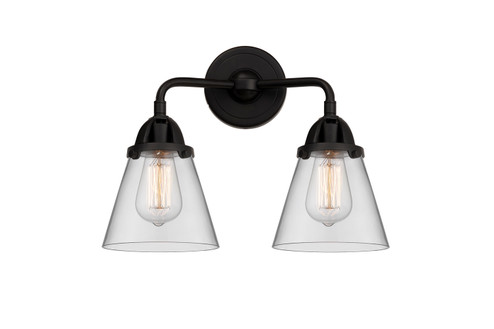 Nouveau 2 Two Light Bath Vanity in Matte Black (405|288-2W-BK-G62)