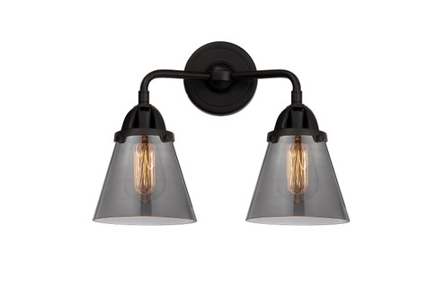 Nouveau 2 LED Bath Vanity in Matte Black (405|288-2W-BK-G63-LED)