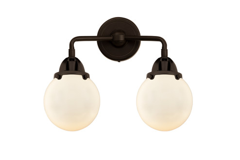 Nouveau 2 Two Light Bath Vanity in Oil Rubbed Bronze (405|288-2W-OB-G201-6)