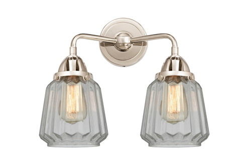 Nouveau 2 LED Bath Vanity in Polished Nickel (405|288-2W-PN-G142-LED)