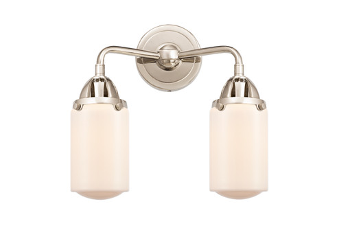 Nouveau 2 LED Bath Vanity in Polished Nickel (405|288-2W-PN-G311-LED)