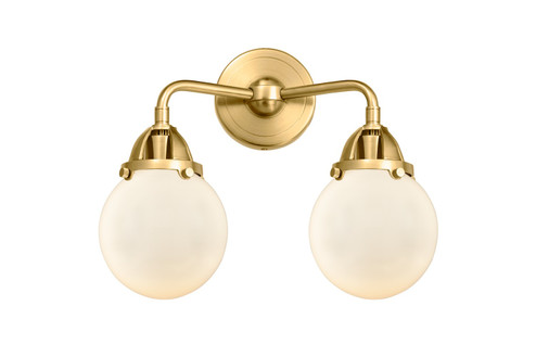 Nouveau 2 Two Light Bath Vanity in Satin Gold (405|288-2W-SG-G201-6)