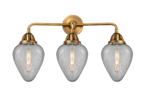 Nouveau 2 LED Bath Vanity in Brushed Brass (405|288-3W-BB-G165-LED)