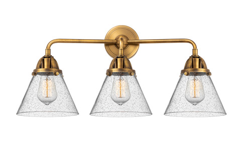 Nouveau 2 LED Bath Vanity in Brushed Brass (405|288-3W-BB-G44-LED)