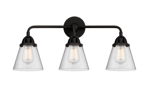 Nouveau 2 Three Light Bath Vanity in Matte Black (405|288-3W-BK-G64)