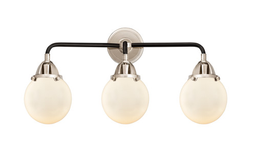 Nouveau 2 LED Bath Vanity in Black Polished Nickel (405|288-3W-BPN-G201-6-LED)