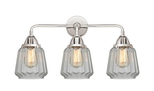 Nouveau 2 Three Light Bath Vanity in Polished Chrome (405|288-3W-PC-G142)