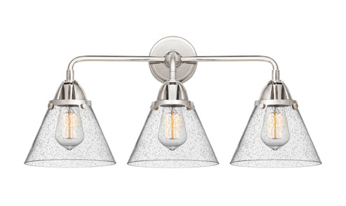 Nouveau 2 Three Light Bath Vanity in Polished Chrome (405|288-3W-PC-G44) Nouveau 2 Three Light Bath Vanity in Polished Chrome (405|288-3W-PC-G44)