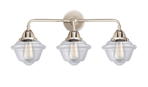 Nouveau 2 Three Light Bath Vanity in Polished Nickel (405|288-3W-PN-G532)