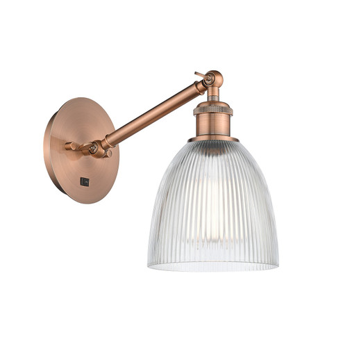 Ballston LED Wall Sconce in Antique Copper (405|317-1W-AC-G382-LED)