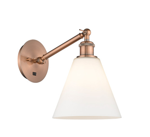 Ballston LED Wall Sconce in Antique Copper (405|317-1W-AC-GBC-81-LED)