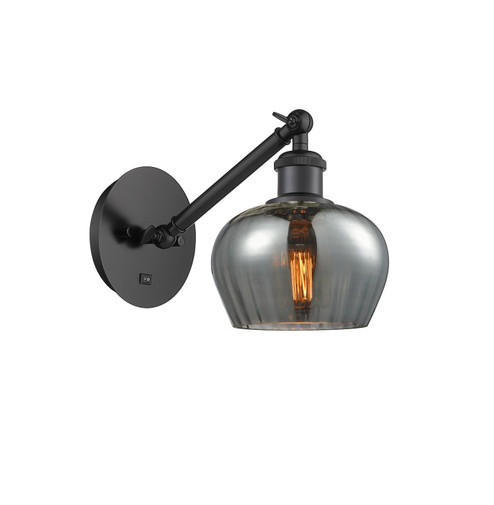 Ballston One Light Wall Sconce in Matte Black (405|317-1W-BK-G93)