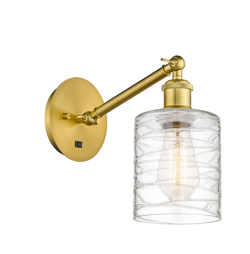 Ballston One Light Wall Sconce in Satin Gold (405|317-1W-SG-G1113)