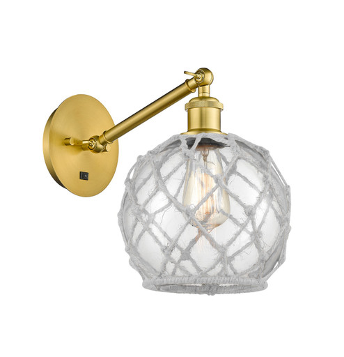 Ballston LED Wall Sconce in Satin Gold (405|317-1W-SG-G122-8RW-LED)