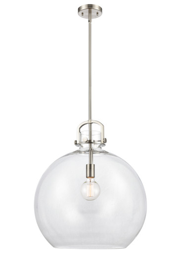 Downtown Urban One Light Pendant in Brushed Satin Nickel (405|410-1S-SN-18CL)