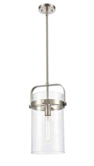 Downtown Urban One Light Mini Pendant in Brushed Satin Nickel (405|413-1S-SN-8CL)
