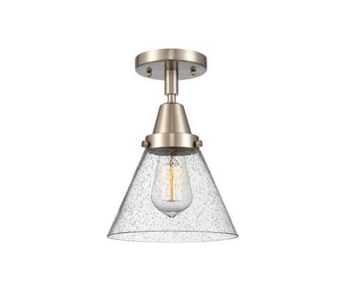 Caden LED Semi-Flush Mount in Antique Brass (405|447-1C-AB-G44-LED)