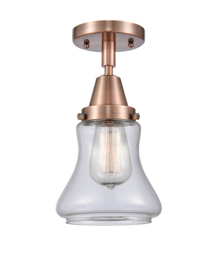Caden One Light Semi-Flush Mount in Antique Copper (405|447-1C-AC-G192)