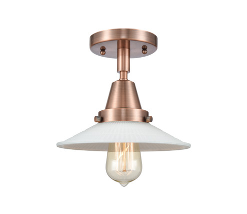 Caden LED Semi-Flush Mount in Antique Copper (405|447-1C-AC-G1-LED)