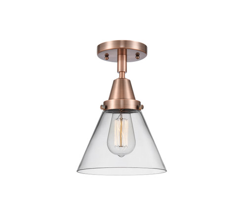 Caden LED Semi-Flush Mount in Antique Copper (405|447-1C-AC-G42-LED)