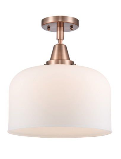Caden One Light Semi-Flush Mount in Antique Copper (405|447-1C-AC-G71-L)