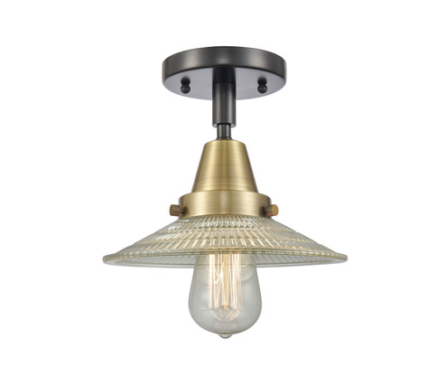 Caden One Light Semi-Flush Mount in Black Antique Brass (405|447-1C-BAB-G2)
