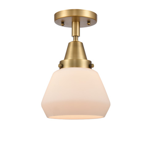 Caden One Light Semi-Flush Mount in Brushed Brass (405|447-1C-BB-G171)