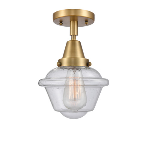 Caden LED Semi-Flush Mount in Brushed Brass (405|447-1C-BB-G534-LED)