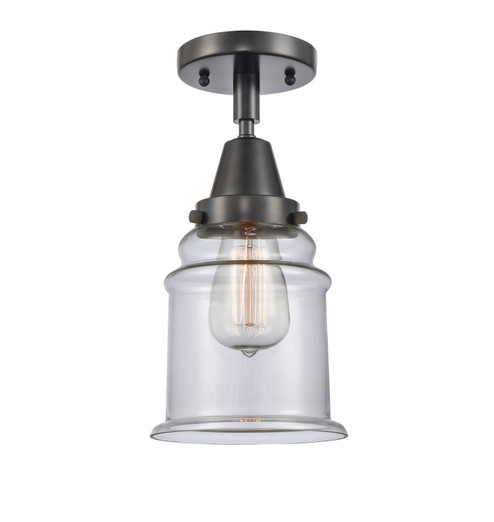 Caden LED Semi-Flush Mount in Matte Black (405|447-1C-BK-G182-LED)