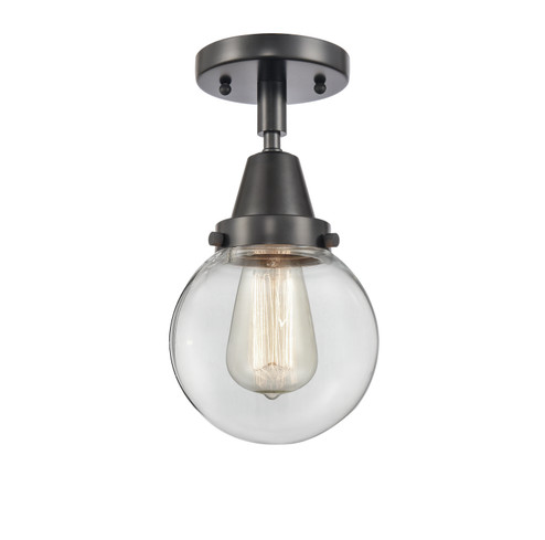 Caden One Light Semi-Flush Mount in Matte Black (405|447-1C-BK-G202-6)