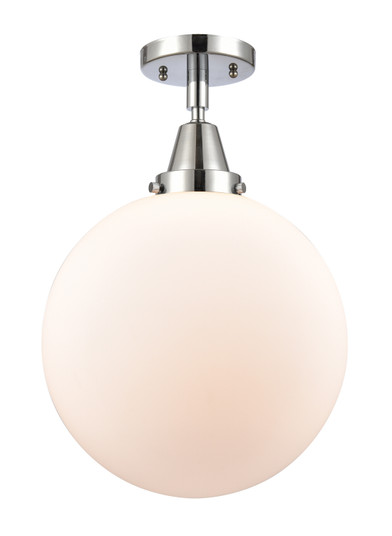 Caden LED Semi-Flush Mount in Polished Chrome (405|447-1C-PC-G201-12-LED)