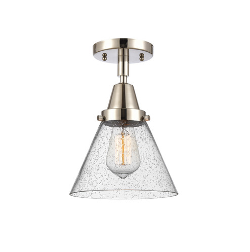 Caden LED Semi-Flush Mount in Polished Nickel (405|447-1C-PN-G44-LED)
