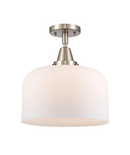 Caden One Light Semi-Flush Mount in Brushed Satin Nickel (405|447-1C-SN-G71-L)