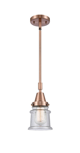 Caden One Light Mini Pendant in Antique Copper (405|447-1S-AC-G184S)