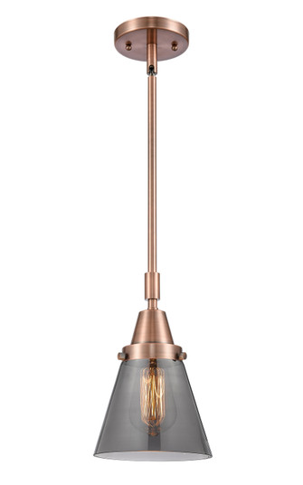 Caden LED Mini Pendant in Antique Copper (405|447-1S-AC-G63-LED)