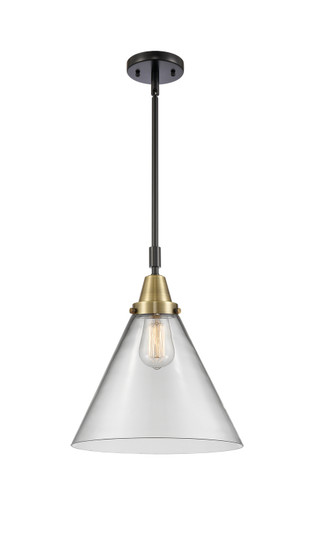 Caden LED Mini Pendant in Black Antique Brass (405|447-1S-BAB-G42-L-LED)