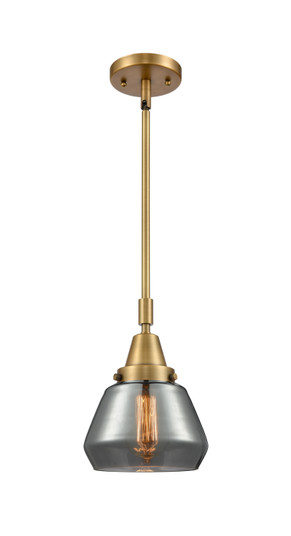 Caden One Light Mini Pendant in Brushed Brass (405|447-1S-BB-G173)