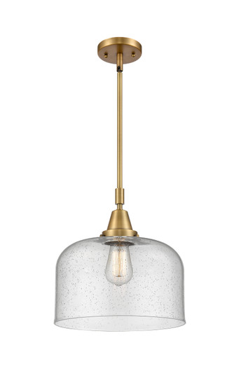 Caden One Light Mini Pendant in Brushed Brass (405|447-1S-BB-G74-L)